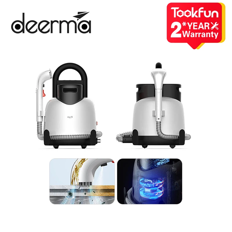 

Deerma Pressure Brush Fabric Vacuum Cleaner Machine Fabric Washing Multifunctional Portable Mite Remover Carpet Fabric Cleaner