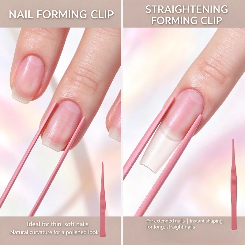 Manicure Tweezers Anti Slip Handle Nail Art Tool for Picking Rhinestones, Gems, Nail Stickers Multipurpose DIY Craft Forceps