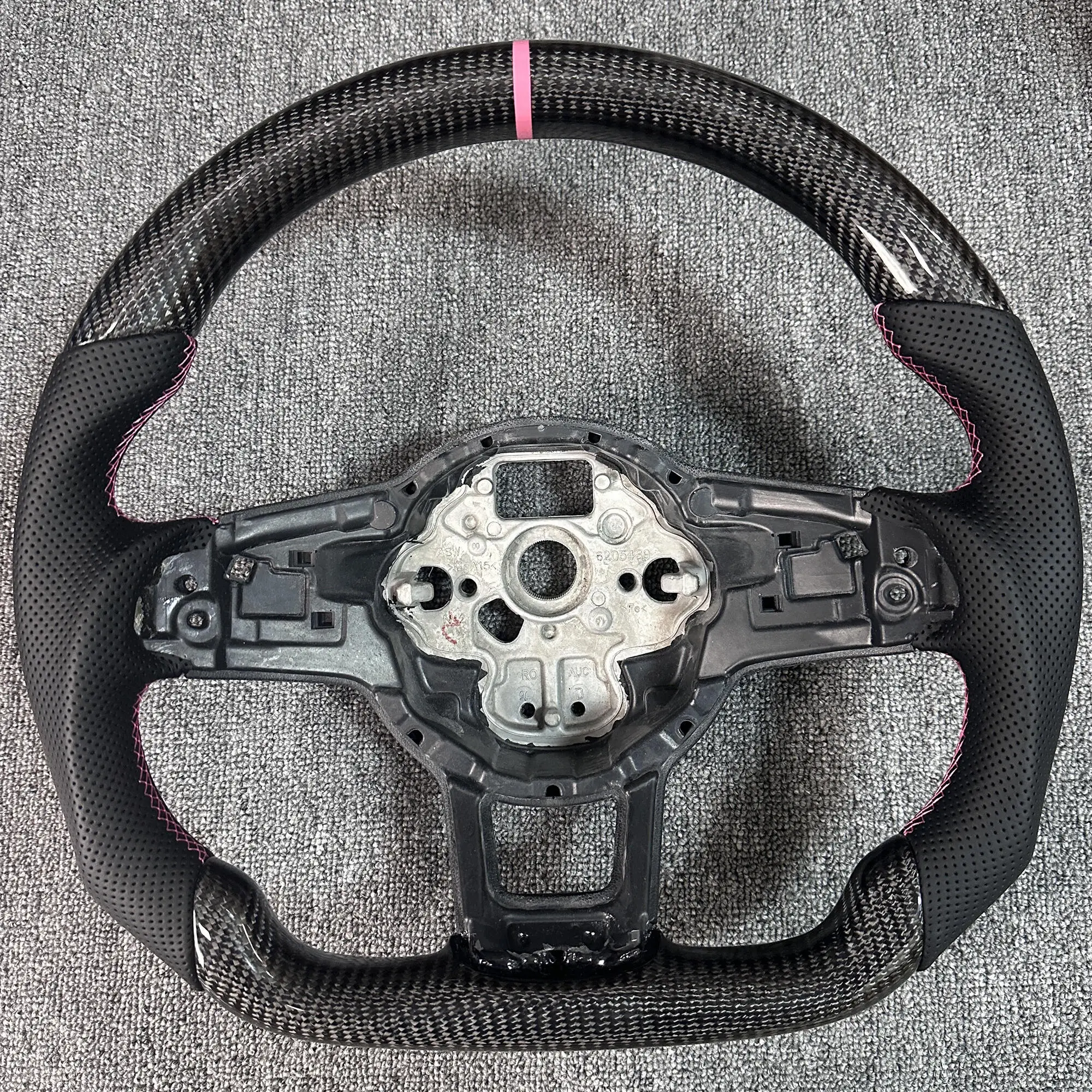 Auto stuurwiel geschikt voor VW Golf MK6 MK7 7.5 GTI GTD GTE R Polo Passat Tiguan Alcantara stuurwiel Auto Accessoires - afbeelding 1