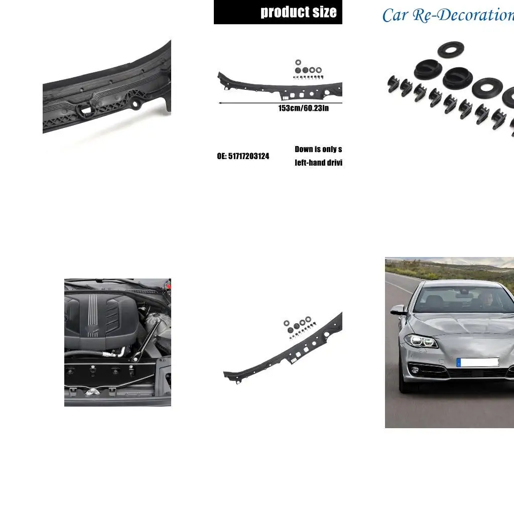 

R58D Plastic Front End Shield Car Exterior Part Front Bonnet Protector for Vehicles