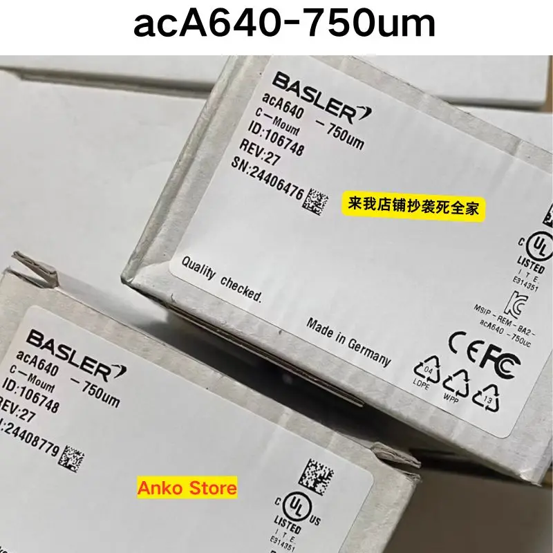 Brand-new   Original acA640-750um industrial camera