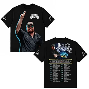 Luke Combs Merch T-shirt Men Short Sleeve Tee Unisex Tops Clothes Causal Female Y2K Tops