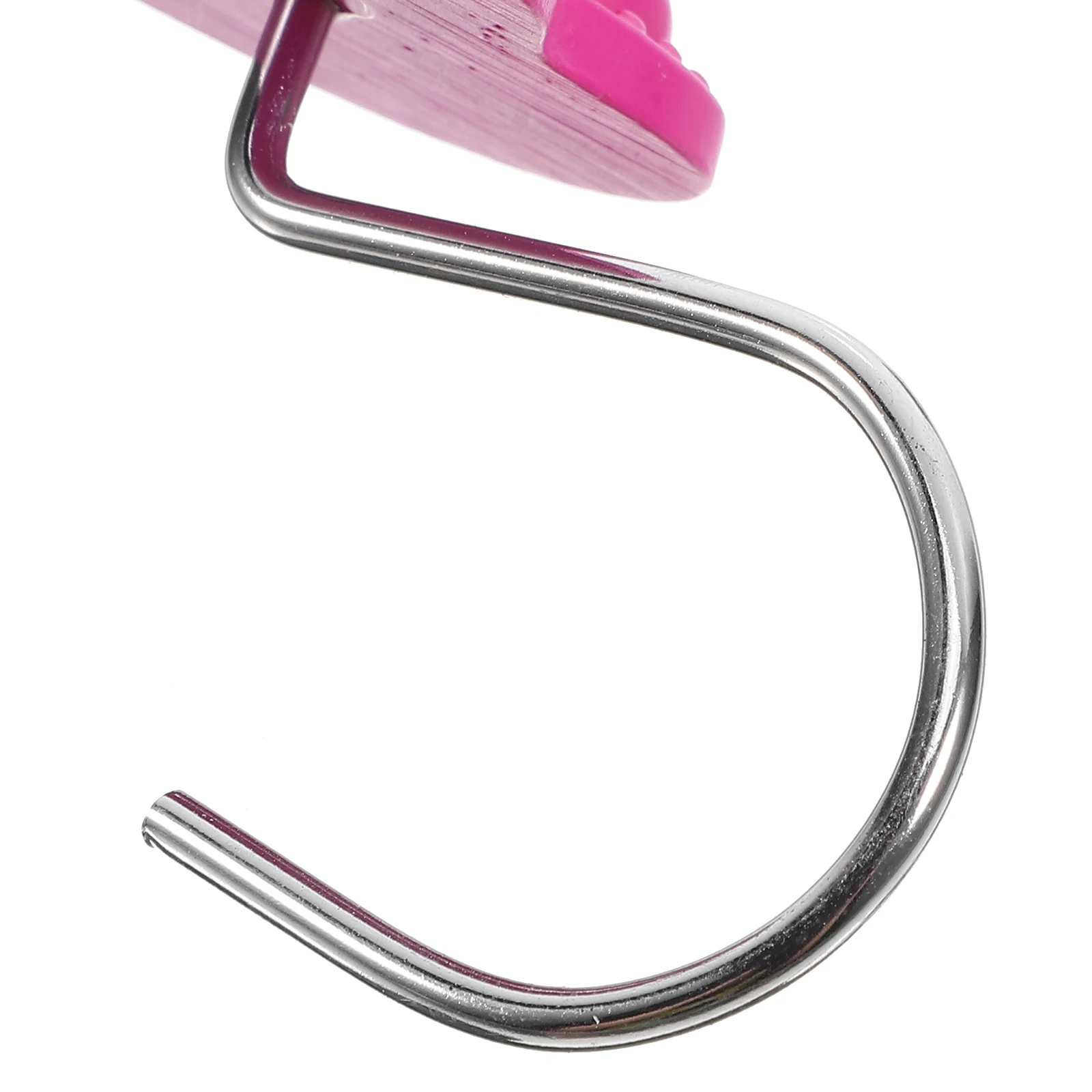 

12 Pcs Heart-shaped Resin Hook Curtain Hooks for Rod Round Decorative Shower Hangers