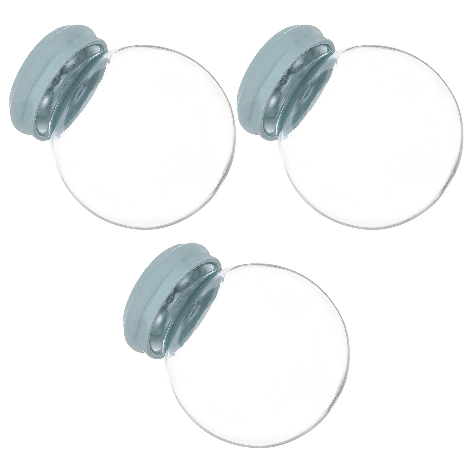 3Pcs Empty Glass Snow Globe Transparent Dome DIY Craft Kits 2.2inch Fillable Water Globes for Christmas Holiday Decor