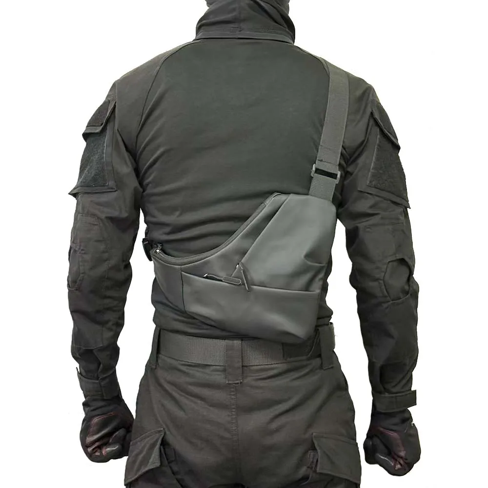 Bolso táctico antivuelo impermeable – Bandolera pecho y hombro - imagen 2