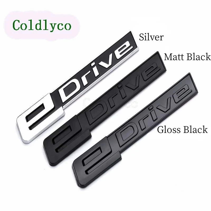 

Car Trunk Fender Chrome Badge Emblem Decals Sticker For EDrive 225xe i4 i3 i8 X3 X5 3 5 Series i01 i12 i15 G30 G31 F30 G05