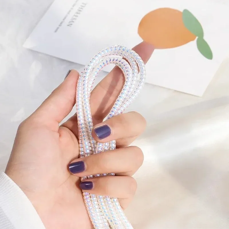1.6M USB Charging Data Line Cable Protector - Spring Wrap Wire Cord Protection, Cable Winder Organizer for Home Desk Accessories gallery 2