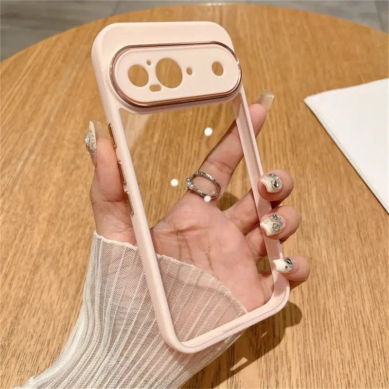 Transparent Protective Case For Google Pixel 9 Pro 9/9 Pro XL 8A with Skin-like Soft Edge Anti-fall Phone Case Protection Cover