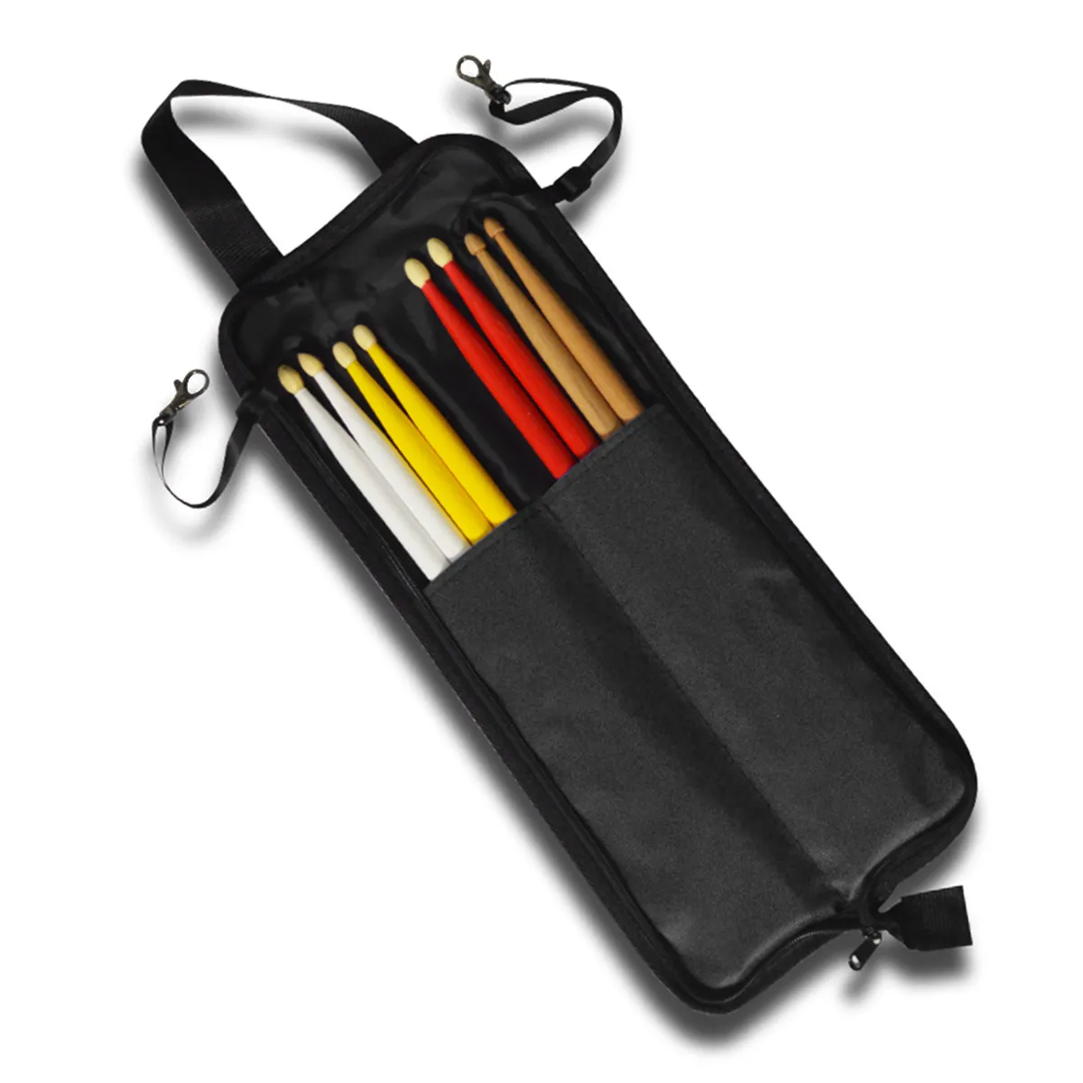 

Чехол для барабанных палочек (1 шт.), из прочной водонепроницаемой ткани Оксфорд, с ручкой для переноски, двумя крючками и большим отделением