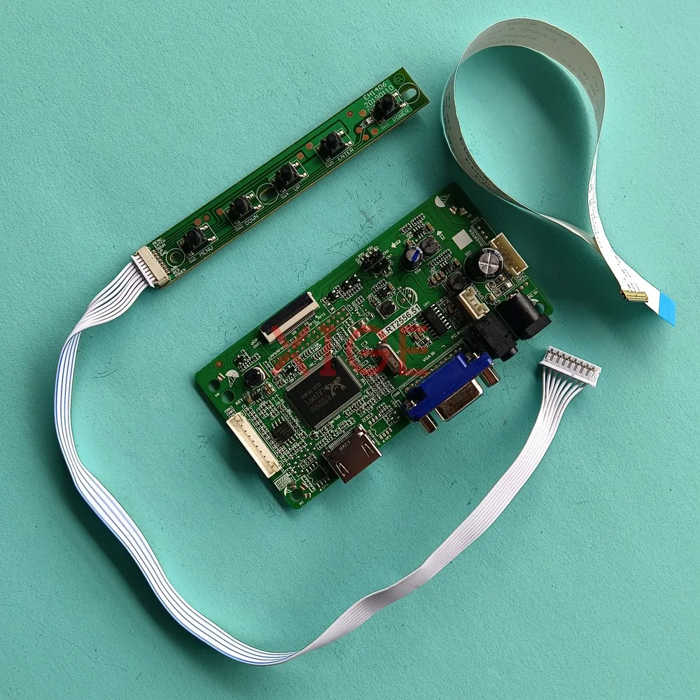 

LCD Controller Drive Board Fit LTN156AT37 N156BGE NT156WHM LTN156AT39 N156BGA VGA+HDMI Monitor Screen 30Pin EDP 1366x768 Kit DIY