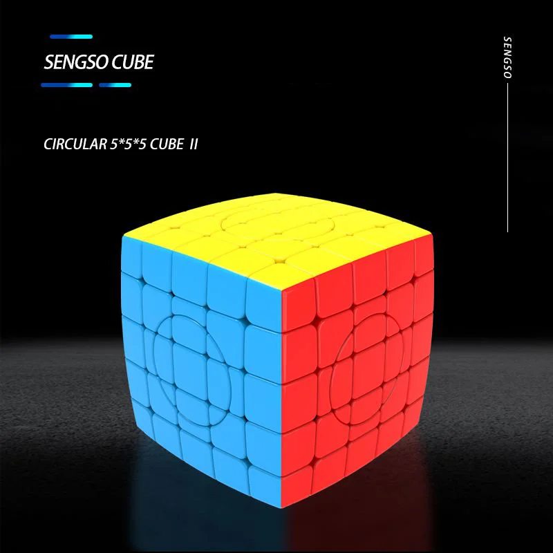 SENGSO 3x3 4x4 5x5 Megaminx tour magique Crazy Cube 2.0 édition de mise à niveau Cube sans autocollant coloré jouet Puzzle haute difficulté