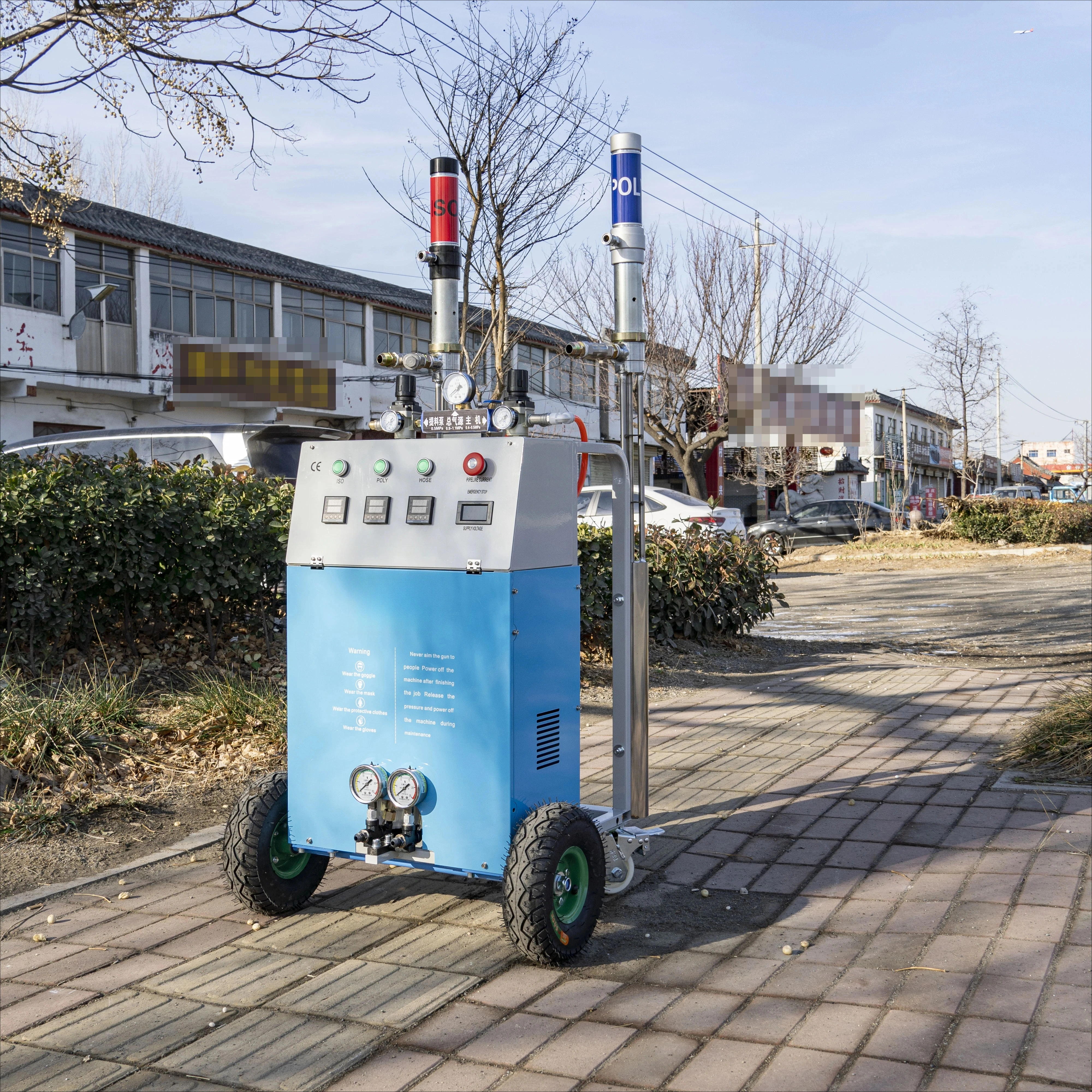Polyurethane PU And Polyurea Spraying Foam Machine For Wall Insulation And Roof Spray