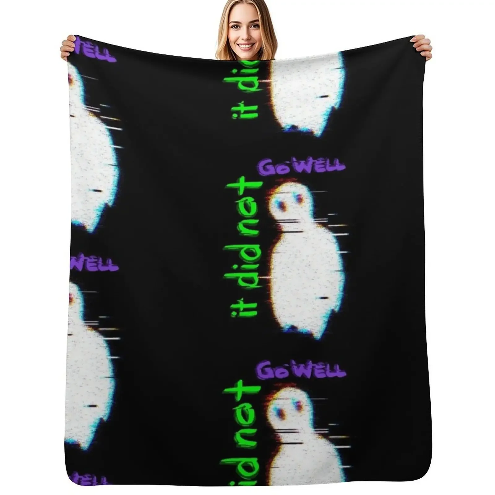 

It Did Not Go Well Throw Blanket Custom for winter Luxury Thicken wednesday Blanket