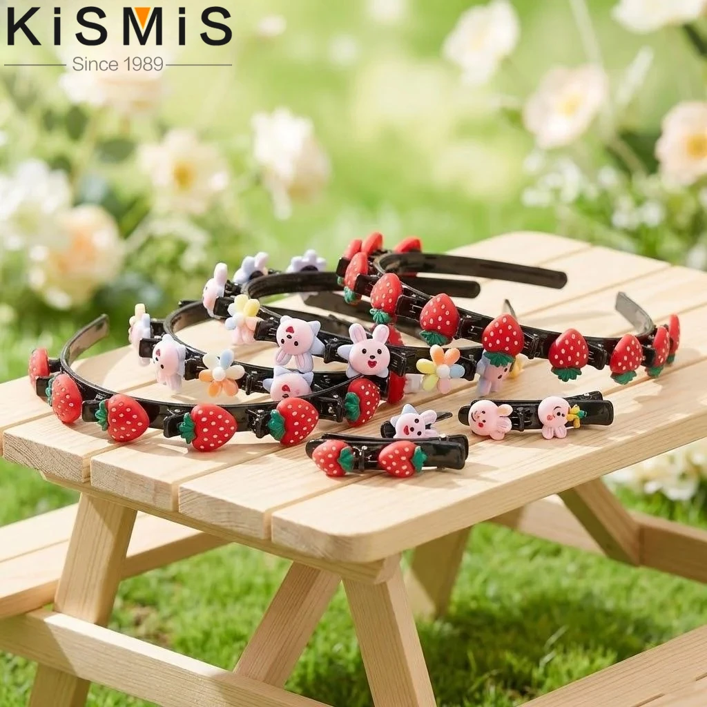 1PC Cute Girls Hair Hoop No Damage Pressure Free Hairpin Accessories Children Headband Soft Comfortable Kids Hairwear