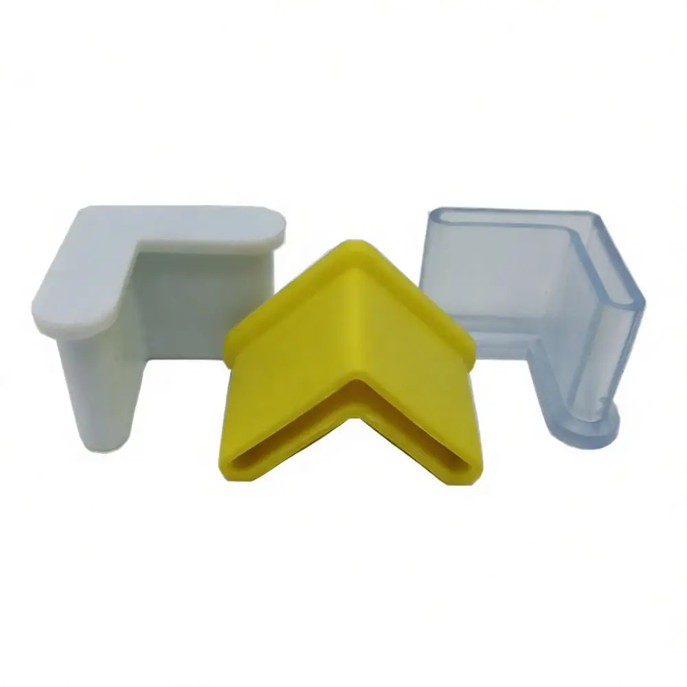Angle Iron Foot Protector Covers Thickened Rubber Pads Furniture Base Caps Non Slip Floor Scratch Prevention For Chairs