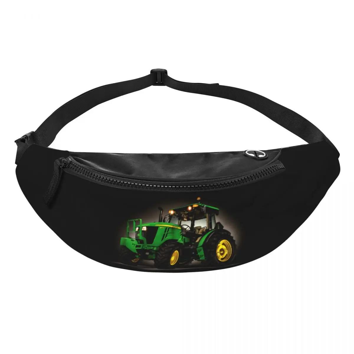 Riñonera de Tractor para hombre y mujer, bolso de cintura cruzado personalizado para viaje, senderismo, teléfono, bolsa de dinero