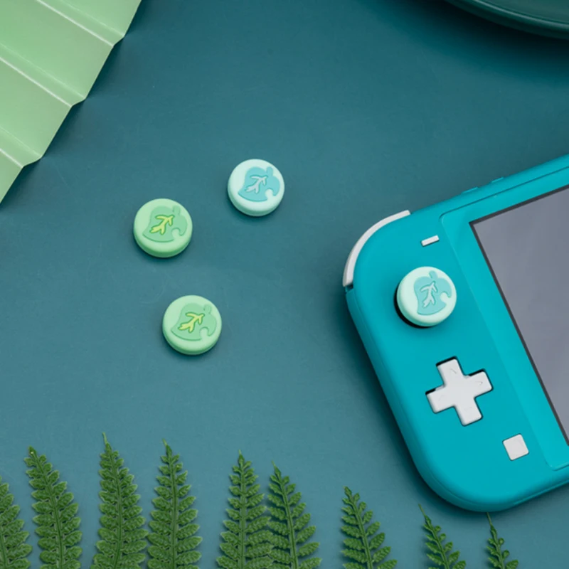 Tree Leaf Silicone Soft Thumb Stick Grip Cap Joystick Cover For Nintendo Switch NS Oled/Lite Joy-con Controller Thumbstick Case