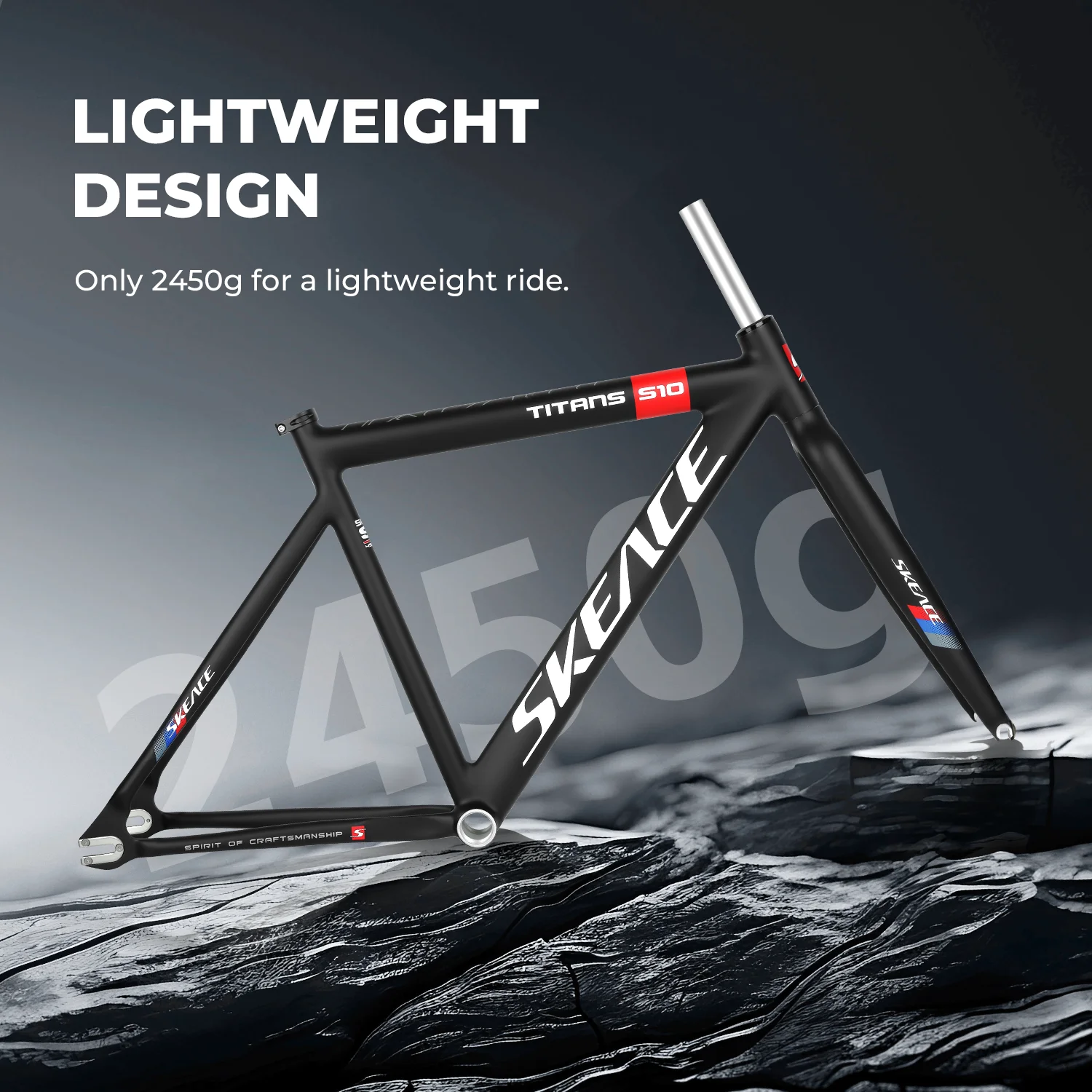 Велосипедная рама SKEACE 700C Fixie из алюминия 6061 для фикс-байка/трекового велосипеда, под ободные тормоза, с задней втулкой 120 мм, шток подседельный 27,2 мм