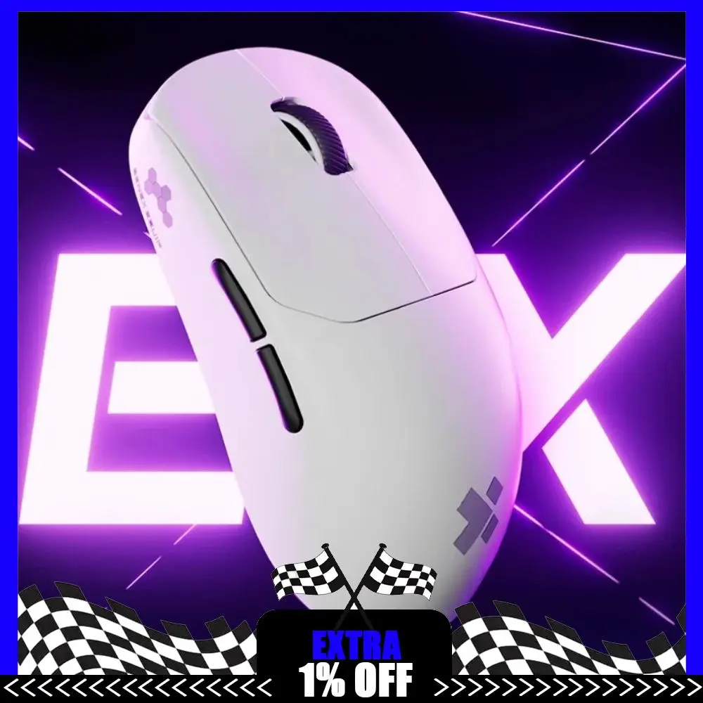 

XIBERIA EX Wireless Mouse Double 8k PAW3950 Low Latency and Stable Performance Ergonomics Esports Gaming Mouse PC Accessories