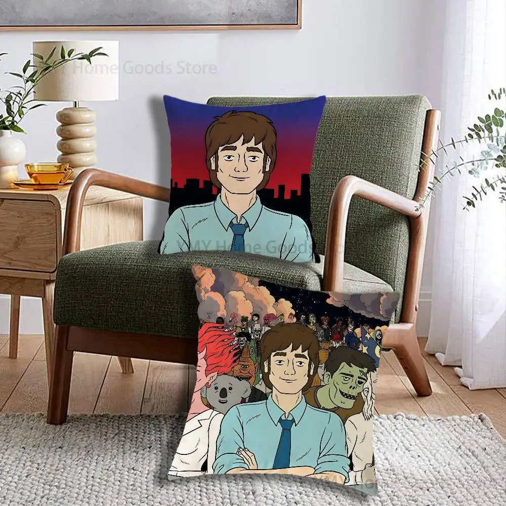 Cartoon Americans Mark Callie Randall Leonard Cartoon Printing Pillowcase Customized Pillow Cover for Sofa Home Decor