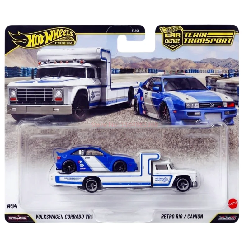 

Коллекционная модель автомобиля Hot Wheels Car Culture Team Transport Gold Label Honda Civic Camaro Off-Road FLF56-26L, масштаб 1/64, из сплава, подарок