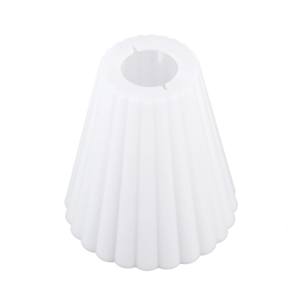 

Camping Light Lampshade with Top Handle Pleated Flashlight Cover White Plastic Floor Lamp Cover Hangable for Camping Hiking