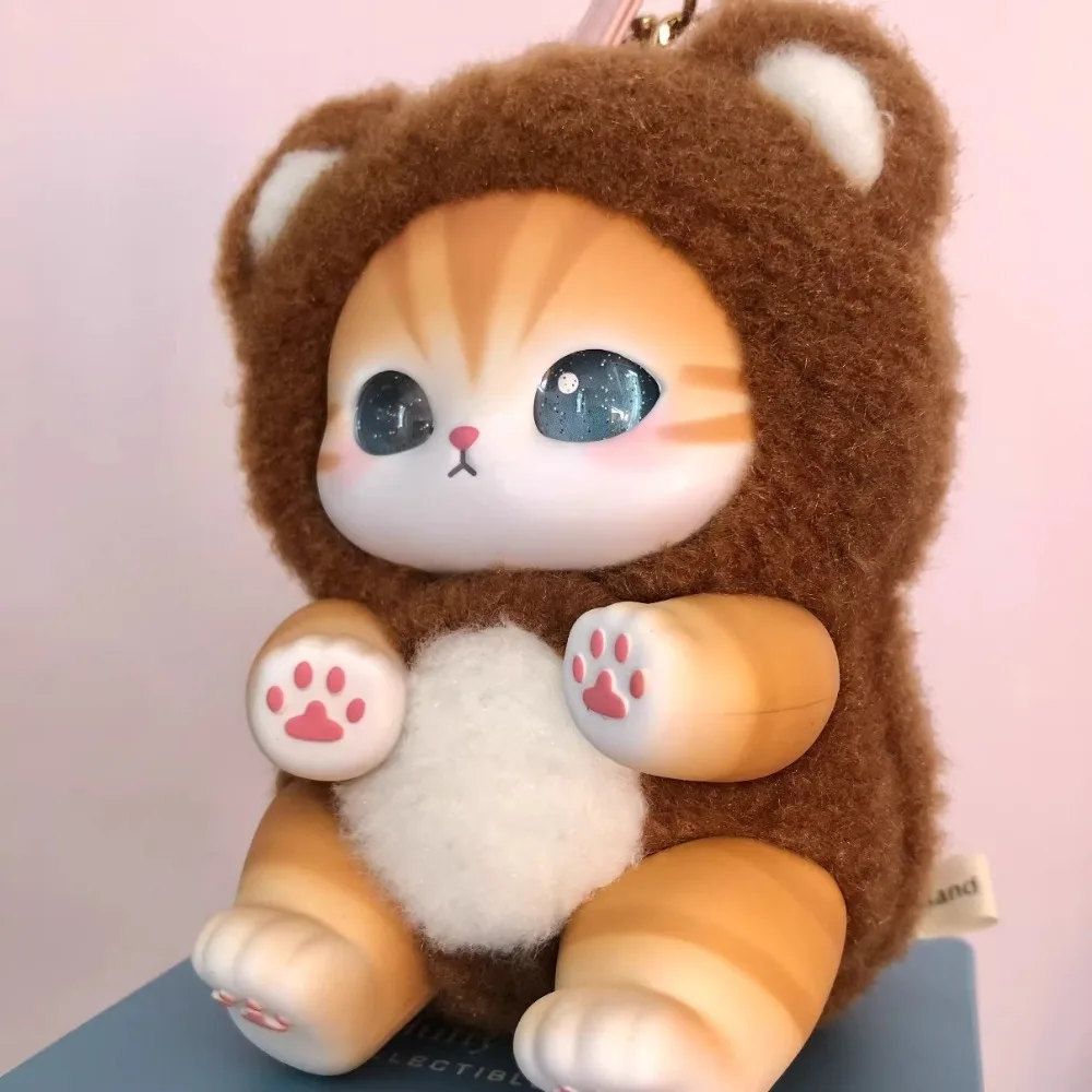 Mofusand Katze Sandy Glänzender Hai Harz-Plüsch-Taschenanhänger Überraschungs-Blindbox-Puppe Mädchen-Geburtstagsgeschenk Blind Bag Blind Box Figuren Spielzeug – Detail 7