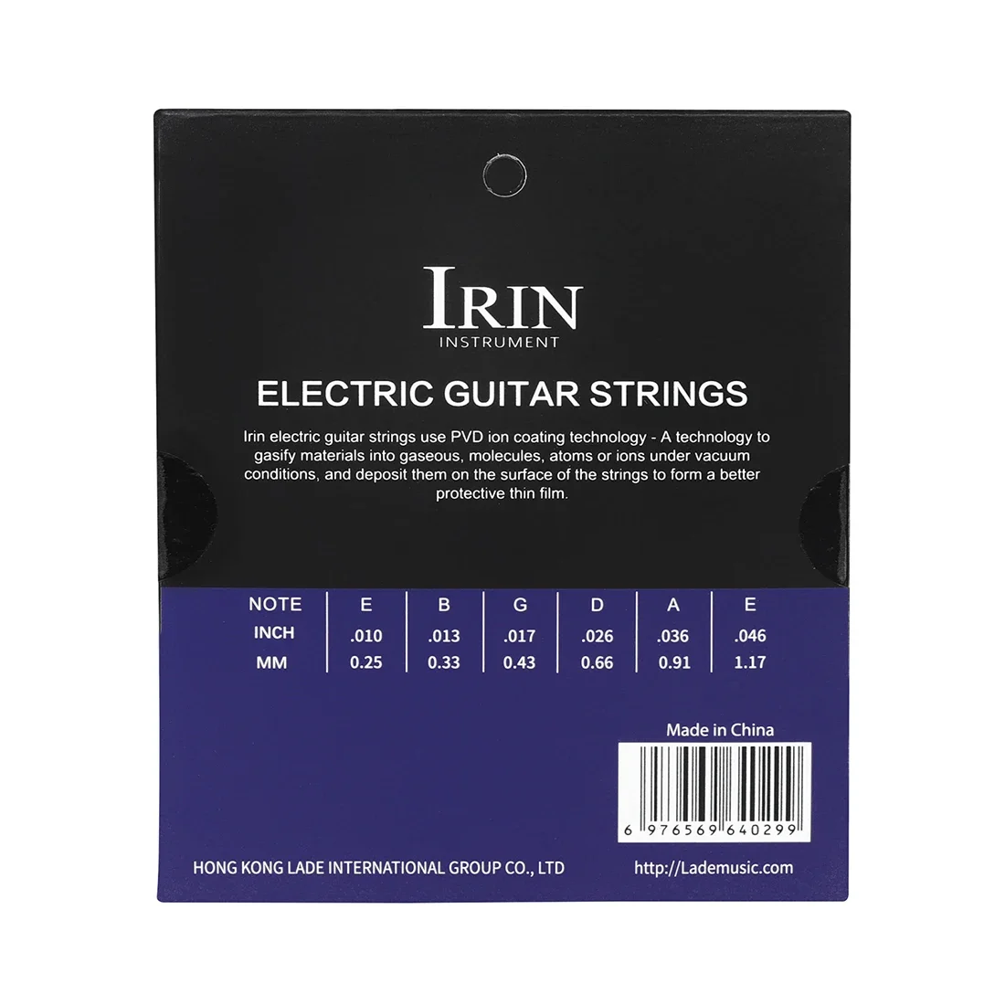 IRIN E330 Electric Guitar Strings Hexagonal Alloy Nickel Steel Wound Electric Guitarra Strings Guitar Parts & Accessories