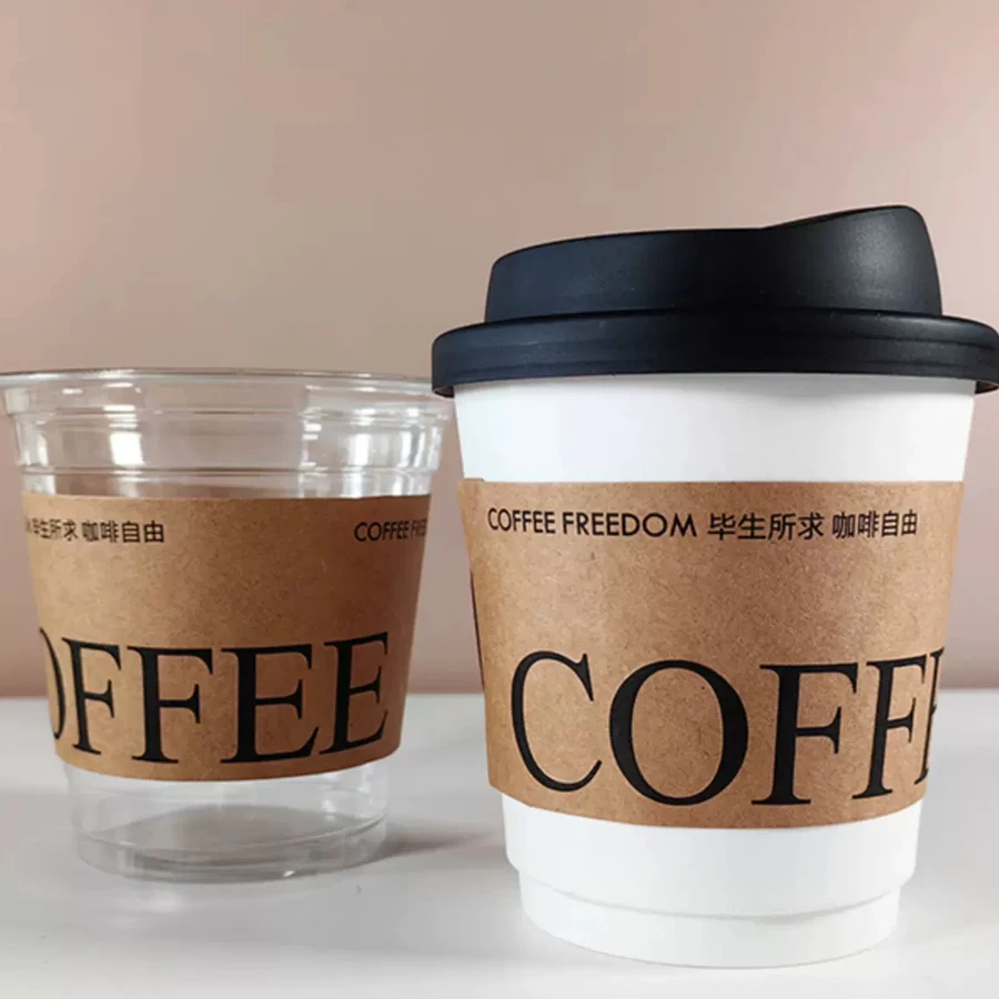 Coffee Paper Cups, Disposable Coffee Cups,Special Takeout Cups For Milk Tea Hot Drinks,Commercial Cups With LIDS,Custom logos