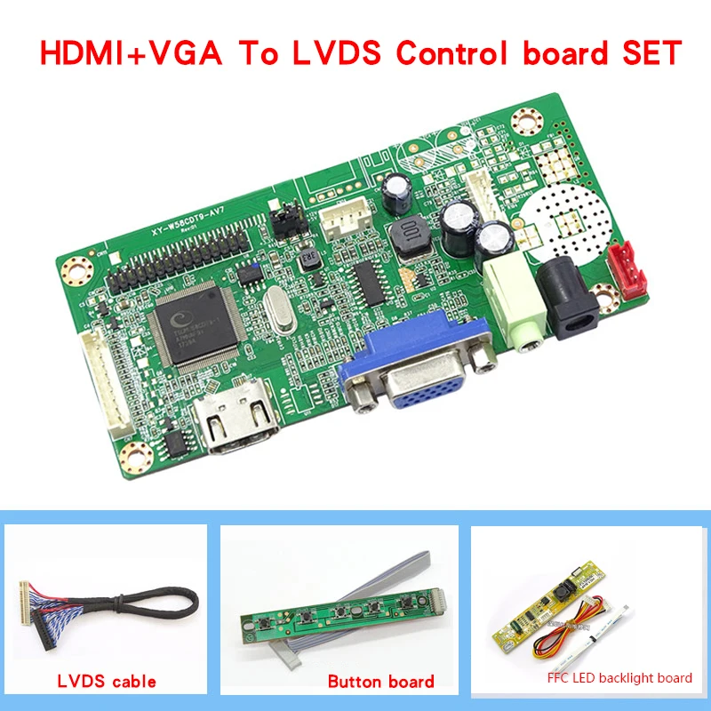 

For LM230WF3 Drive Board 23inch Screen LVDS Control Board HDMI-compatible VGA 1920*1080 LED LCD Screen Modification Display