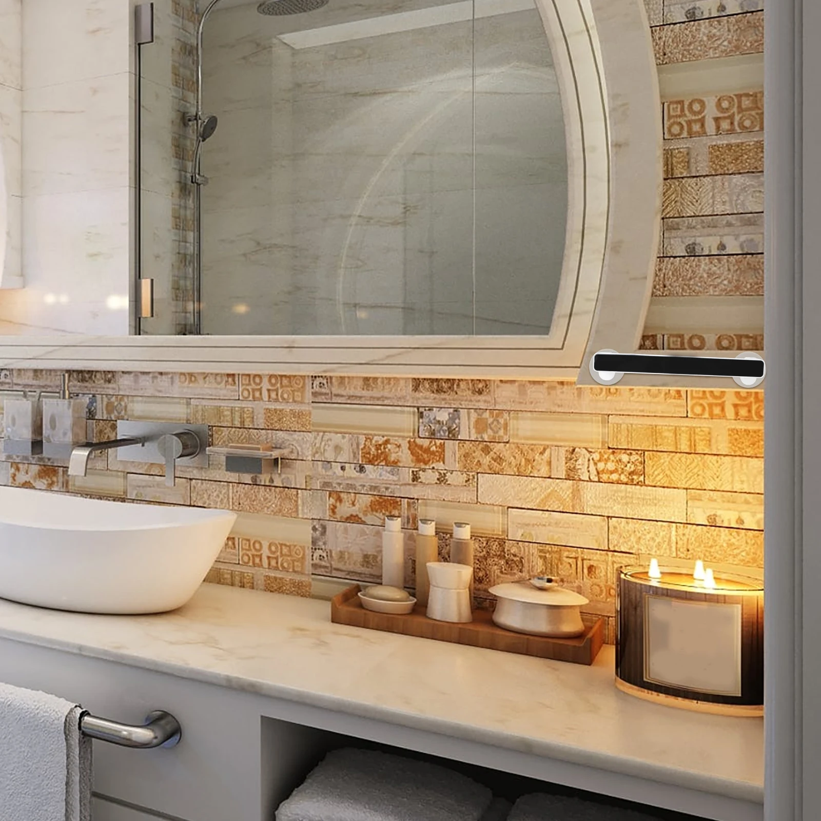 

Пластиковая вешалка для полотенец из полипропилена, бар для ванны, душ, органайзер, бесплатные инструменты, водонепроницаемая, для ванной комнаты, кухни, идея подарка, многофункциональный