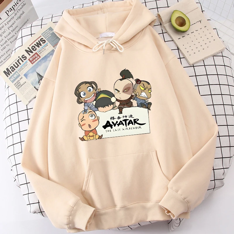 Hoodies Avatar The Last Airbender Vintage Print Sweatshirts Men Women Fashion Neutral Sweatshirt Oversized Hoodie Coat Tracksuit