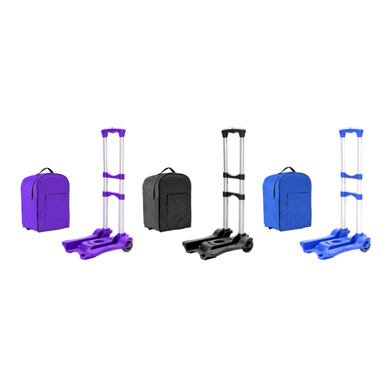 

Багажные тележки Складная тележка Алюминиевый ручной тележки с эластичной веревкой Сверхмощная нагрузка 35 кг