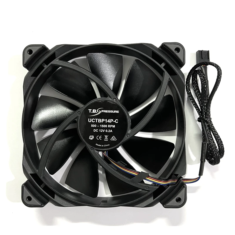 140mm 14cm 280mm Water-Cooled Radiator Cpu Mute Cooler Cooling Fan Chassis Power Supply Server Inverter 14025 140X140X25mm Fans