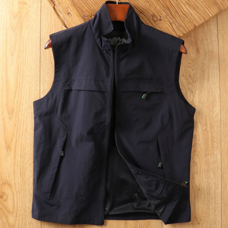 American functional multi bag vest, spring and autumn quick drying vest