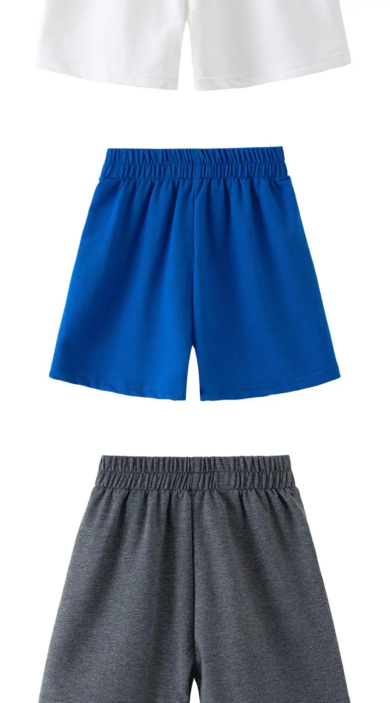 2026 Neue reine Baumwoll-Kindershorts, lässige Sport-Caprihosen für Jungen, Mädchen, Babys – Detail 6