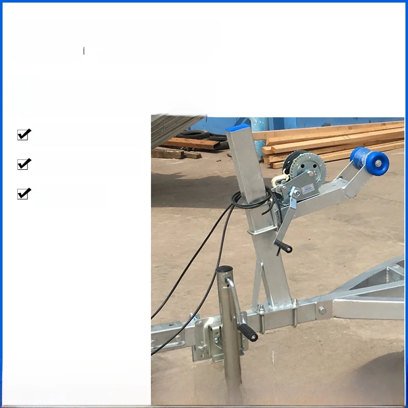 large-yacht-trailer-winch-mount-boat-trailer-winch-bracket-zinc-plated-boat-trailer-winch-stand-marine-grade-steel
