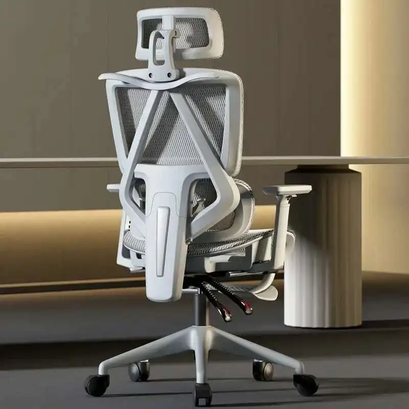 

Office Chair With Footrest Portable Folding Chairs Executive Individual Reclining Game Special Living Room Ergonomic Wheels Pc