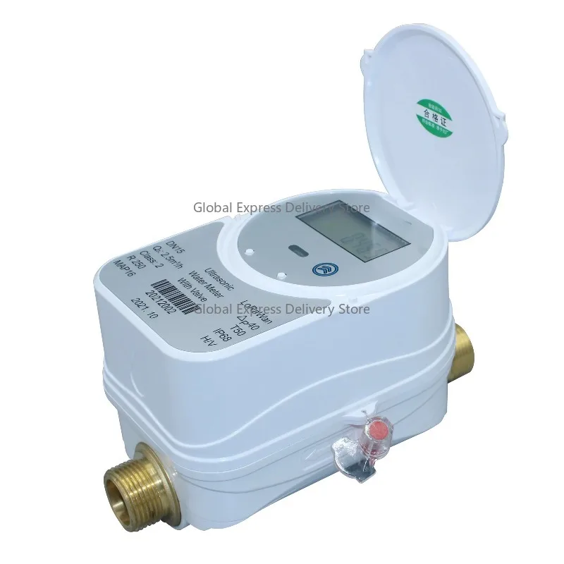 

Smartlife Wireless WiFi Water Flow and Water Shutoff in 3/4 inch Smart Ultrasonic Water Meter