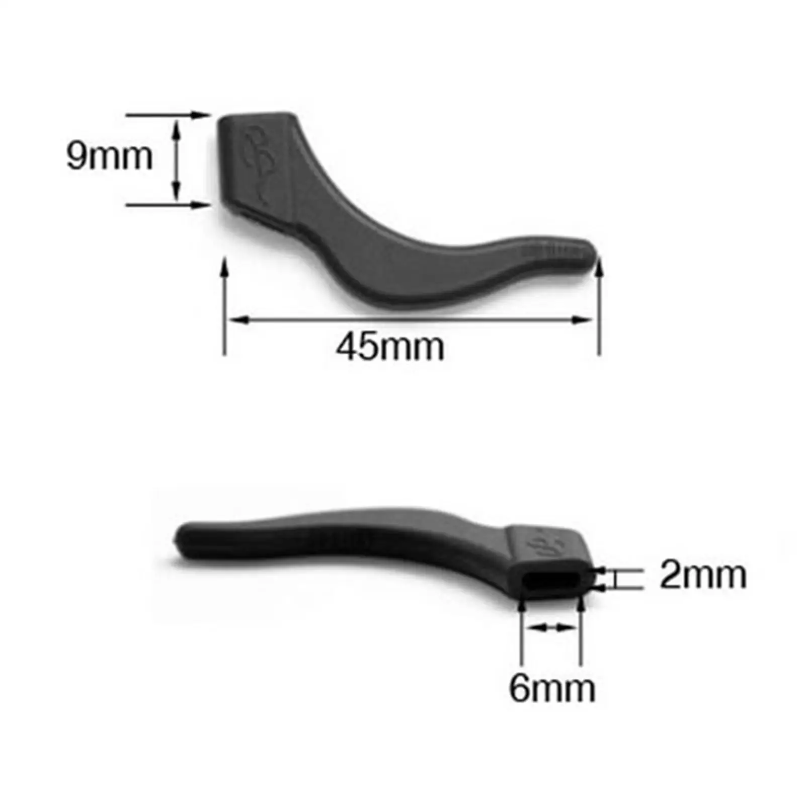 1 Paar Antislip Briloorhaken Siliconen Zachte Brillengrepen, Oogbril Tempel Tiphouder, Brillenhouders