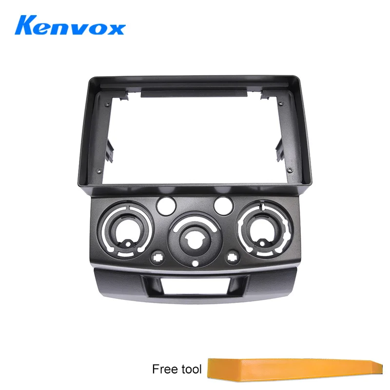 V Radio Fascia Installation Panel For Ford Everest/Ranger Mazda BT-50 Android  2 Din Stereo Mounting Bezel Faceplate Frame Kit