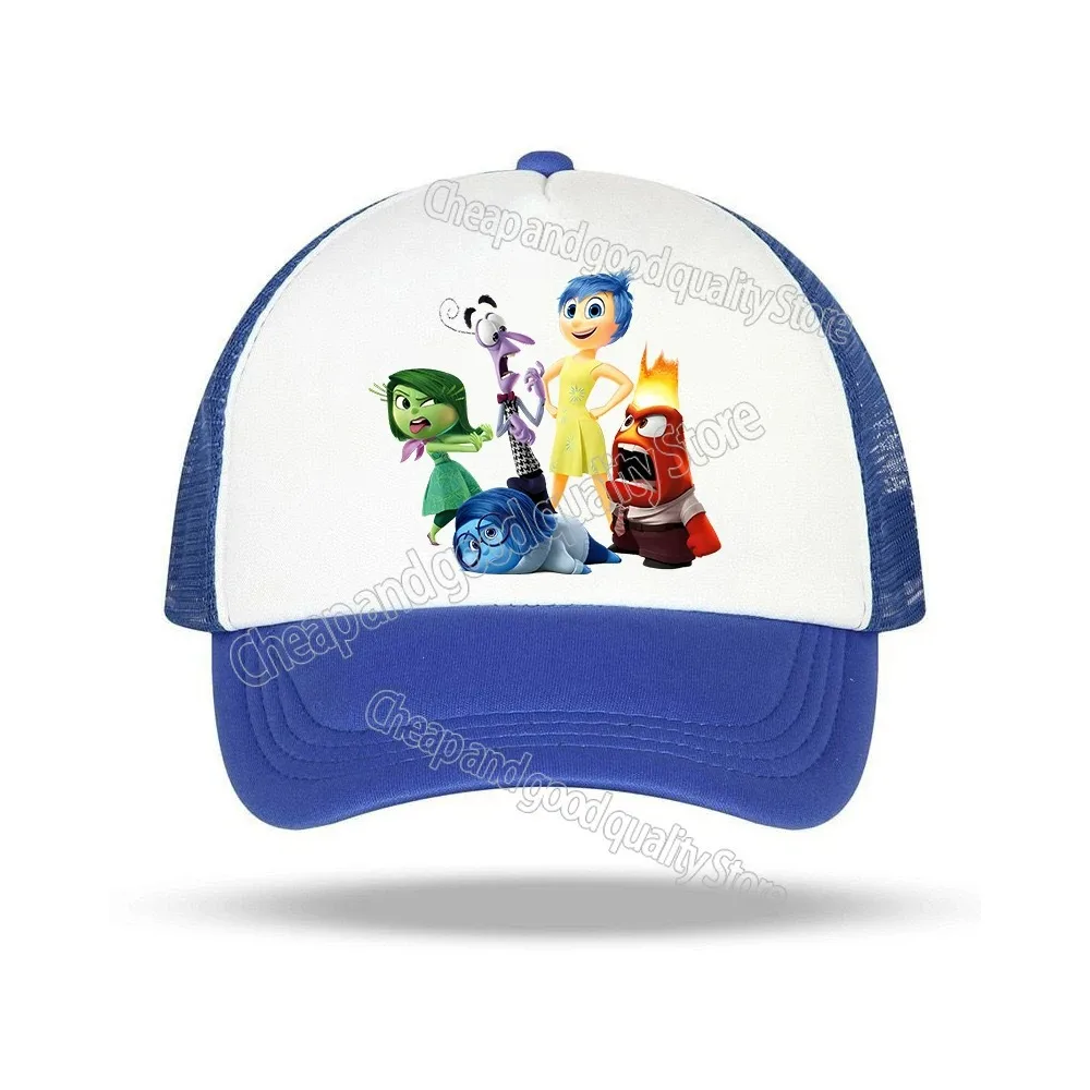 Disney Inside Out Berretto da baseball Cartoon Joy Fear Anger Disgust Tristezza Anime Figura Cap Carino Bambini Ornamenti per adulti Regalo