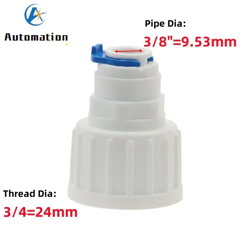 5 peças acessórios para aquário ro conector rápido 1/8 1/4 3/8 1/2 3/4 adaptador de rosca fêmea tubo de combinação reta purificam água