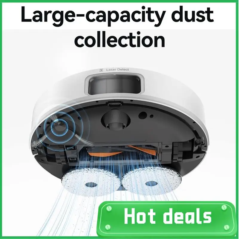 

B69A Washable Side Brush Mop Cloth Dust Bag Replacement For JONR P20 Pro Robot Vacuum Cleaner Accessories