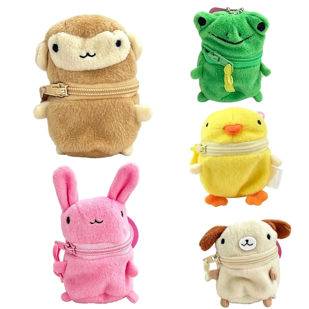 Kawai Kawai Coin Purse Mini Cartoon Keychain Pouch Plush Headphone Storage Bag  Backpack Charm For Girls Earphone Lip Balm Bag - Aliexpress Deal
