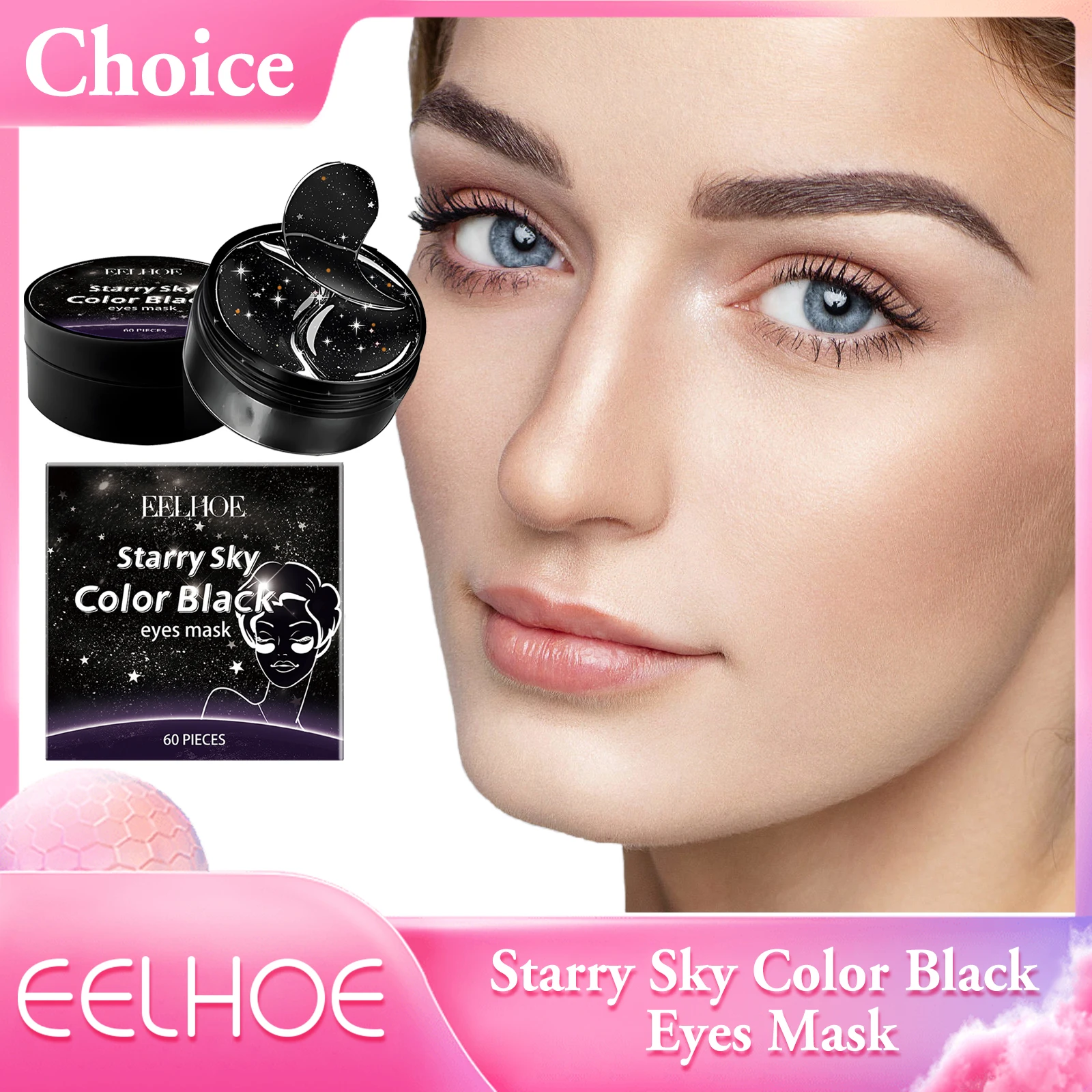 

Nicotinamide Eye Mask Dark Circles Eyes Bags Removal Fade Fine Lines Eyes Patches Moisturizing Smoothing Eyes Skin Care Products