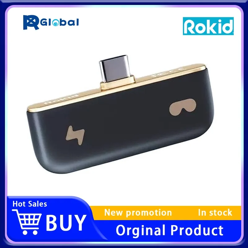 Rokid Mini Hub Charging Converter, AR Glasses Accessory for Switch Xbox Smartphone, Use While Charging