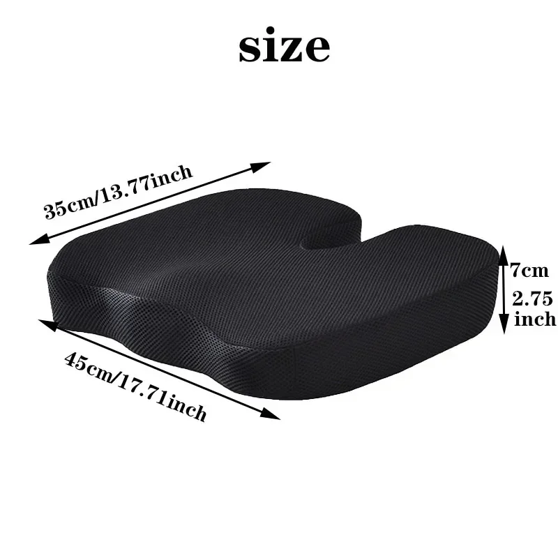 U-sitz Massage Stuhl Memory Foam Kissen Auto Massage Kissen Langsam Rebound Sitzkissen Büro Stuhl Kissen Steißbein Orthopädische – Detail 7