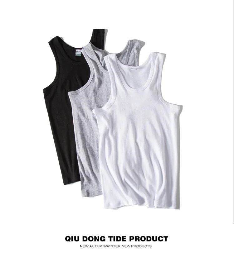 1/3/5-Piece Vest Set Classic Solid Color Suitable For All Seasons Of Sports And Fitness Comfortable Breathable Sweat Absorbing