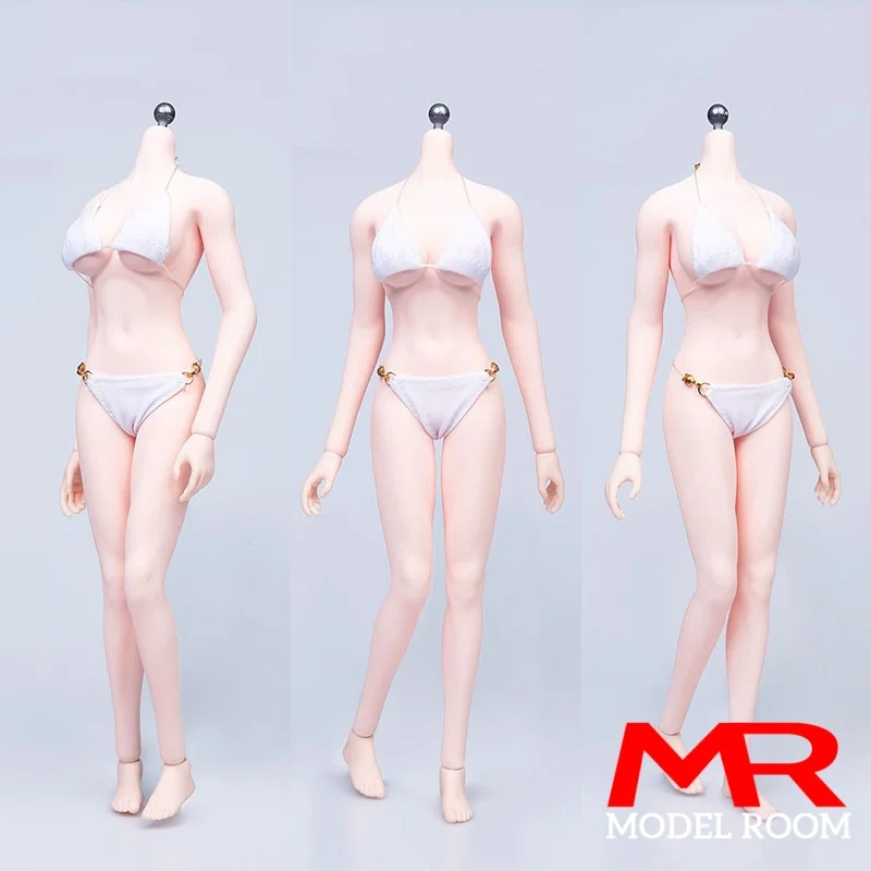 

NewTech G001 1/6 Scale Female Pink Skin Seamless Body 12'' Soldier Big Breast Silicone Action Figure Flexible Body Doll